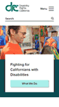 Mobile Screenshot of disabilityrightsca.org